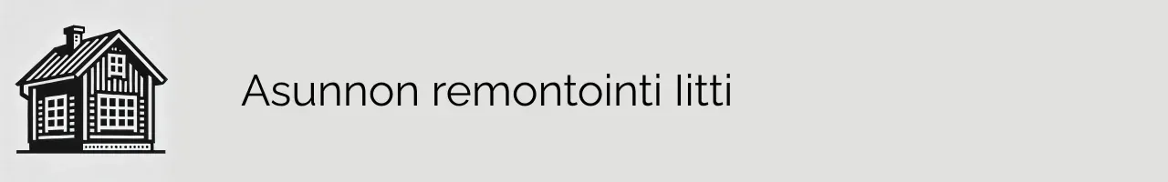 Asunnon remontointi Iitti